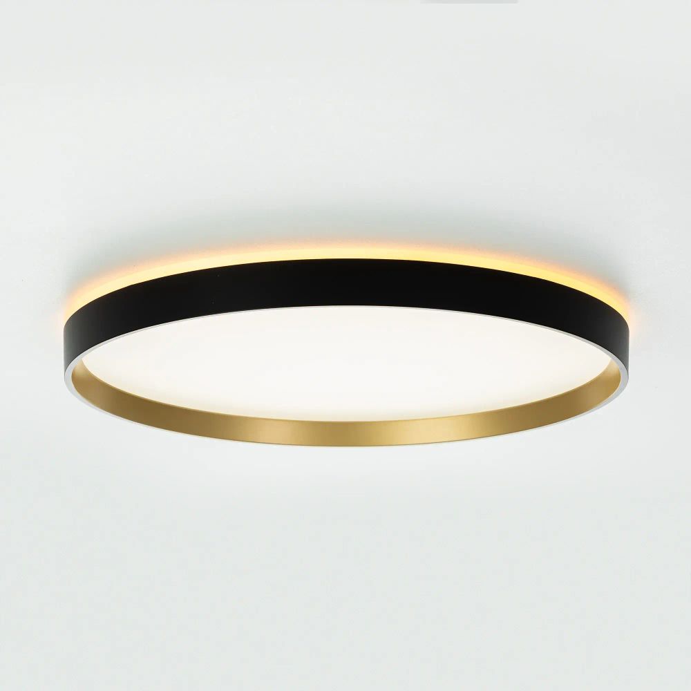 Citilux ETALON CL750401R LED RGB Светильник с пультом Чёрный+Золото