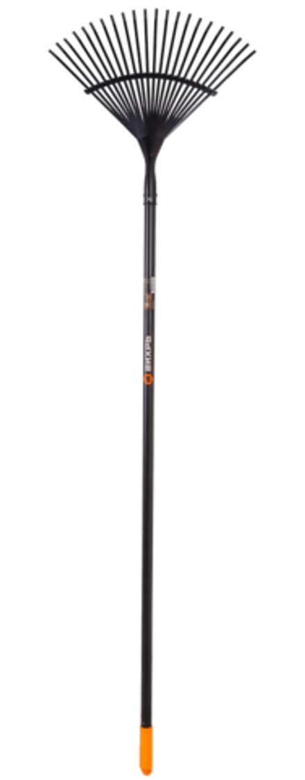 Грабли веерные Вихрь 22 зуба, сталь, металлический черенок