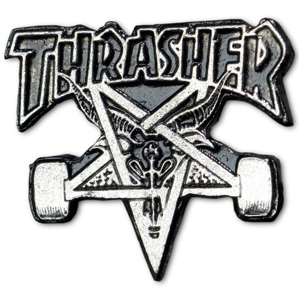 Значок Thrasher Label Pin Skate Goat