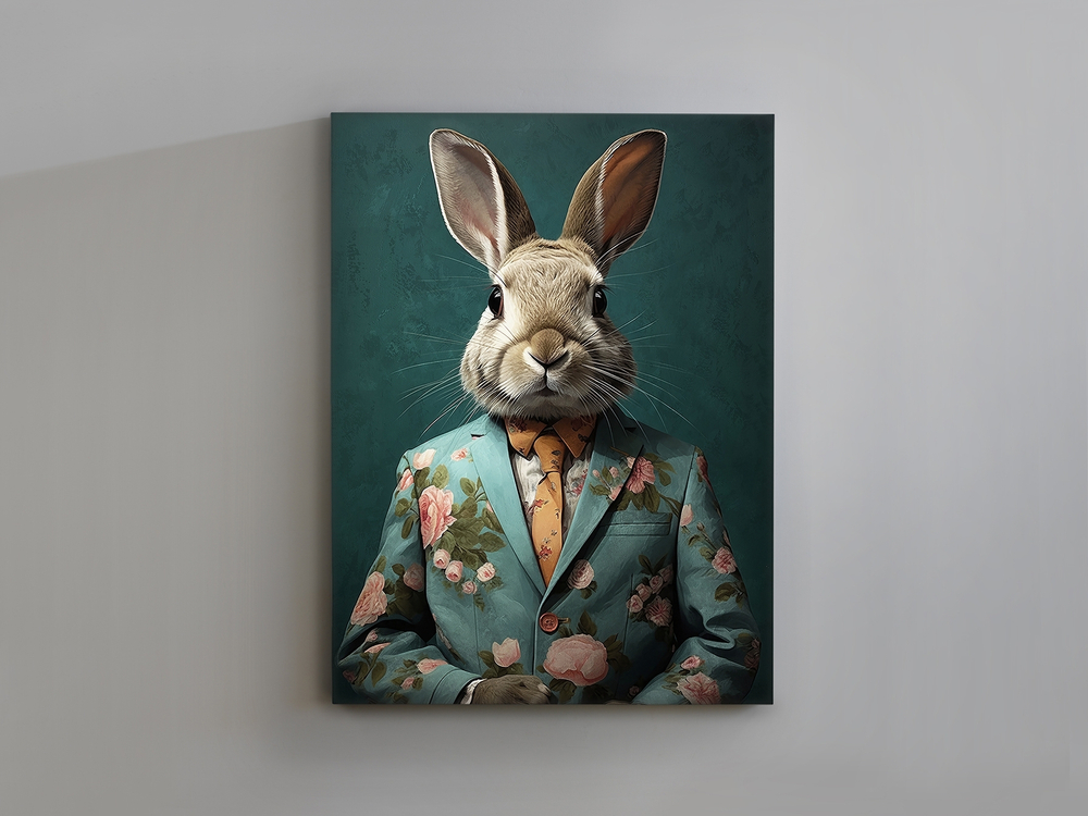 Mr Rabbit Постер акрил 90X120