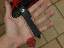 Нож Microtech Ultratech S/E - черная рукоять, стандартный черный клинок + запчасти RK-382