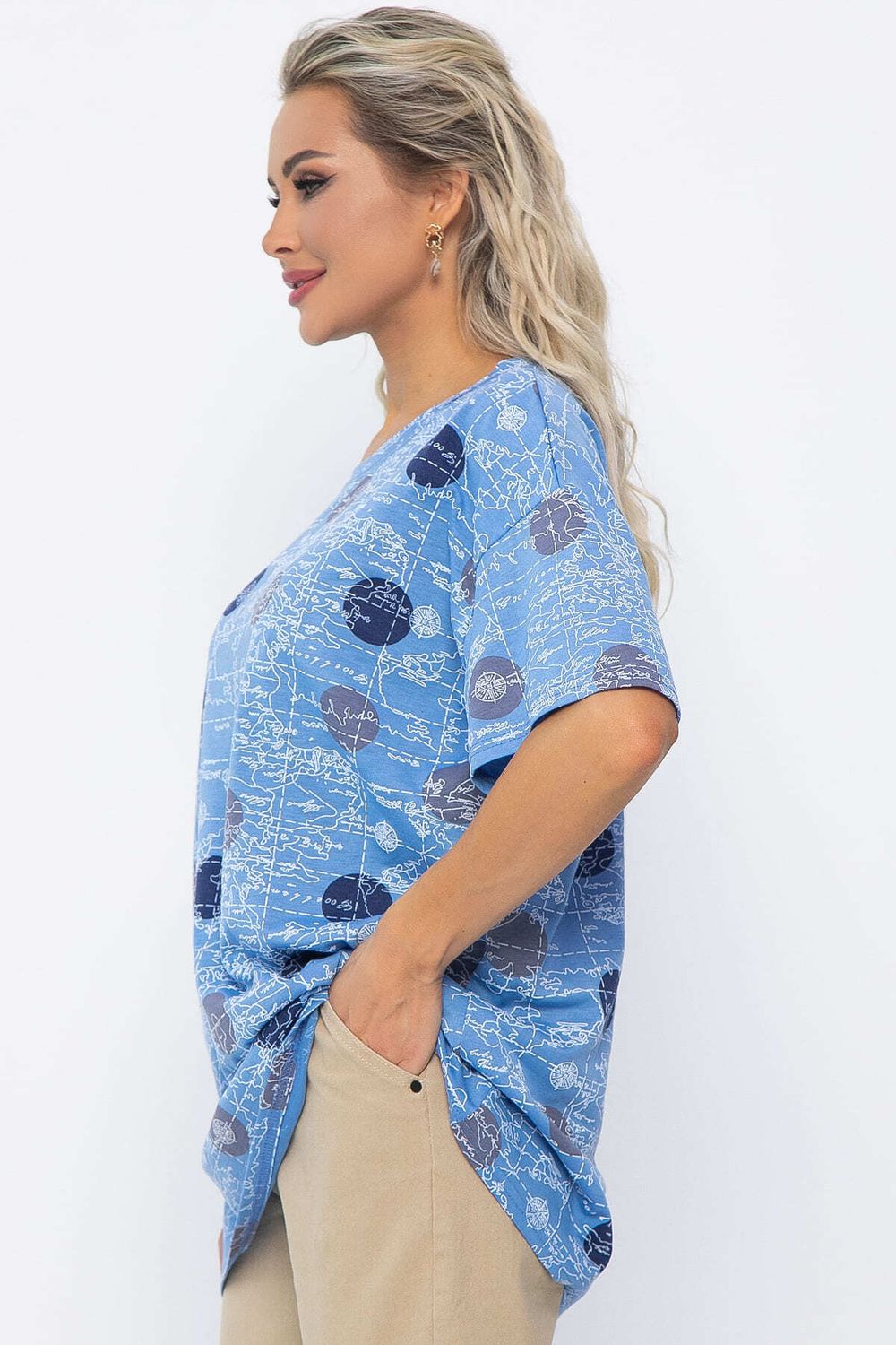 Блуза Тори (джинс) Б13518-20М LT Collection