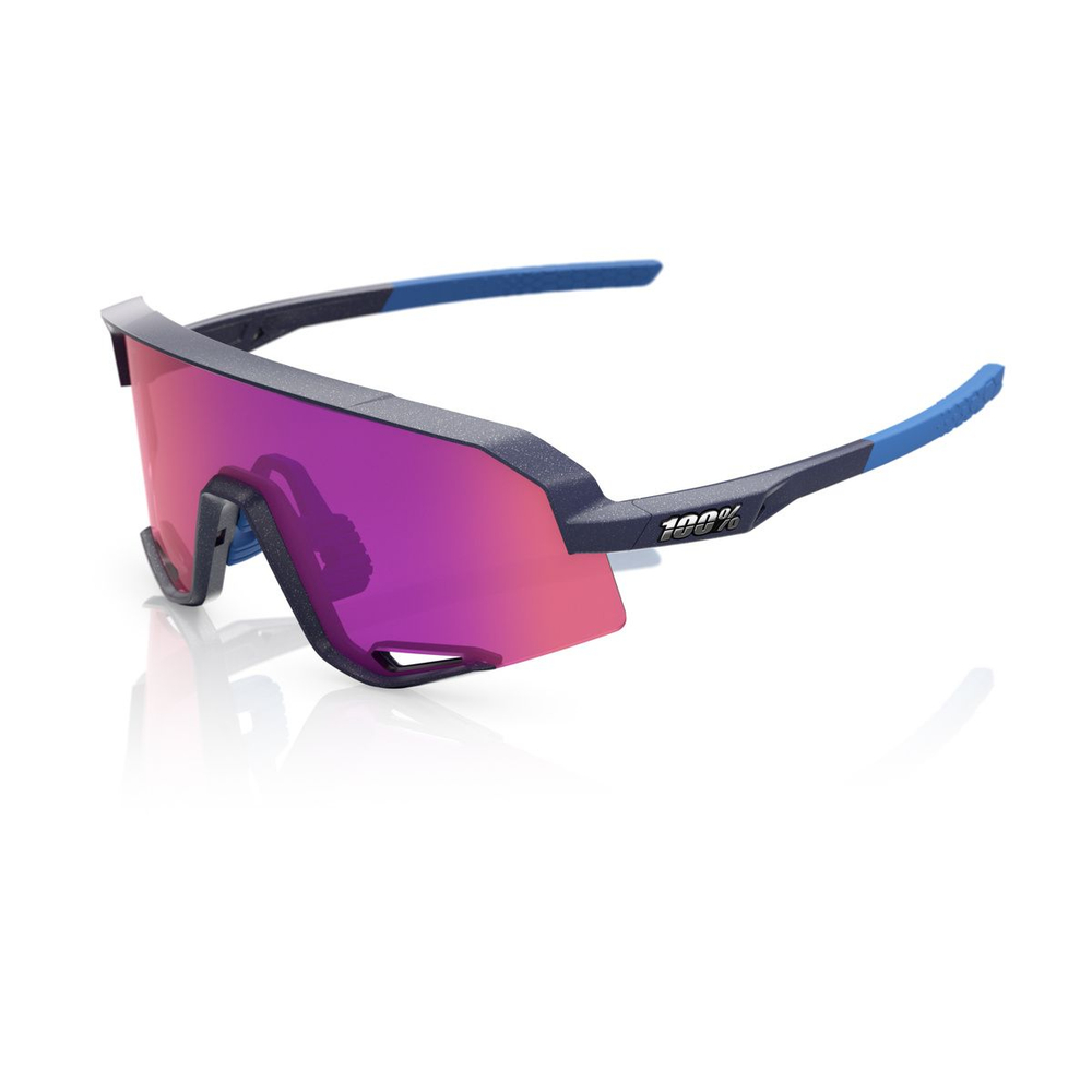 Спортивные очки 100% SLENDALE Satin Storm Metallic - Purple Mirror Lens