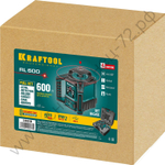KRAFTOOL RL600, 600 м, ротационный лазерный нивелир (34600)
