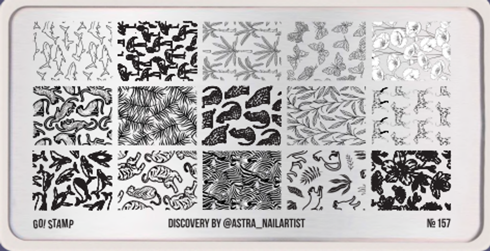 157 Discovery by Пластина для стемпинга Go Stamp