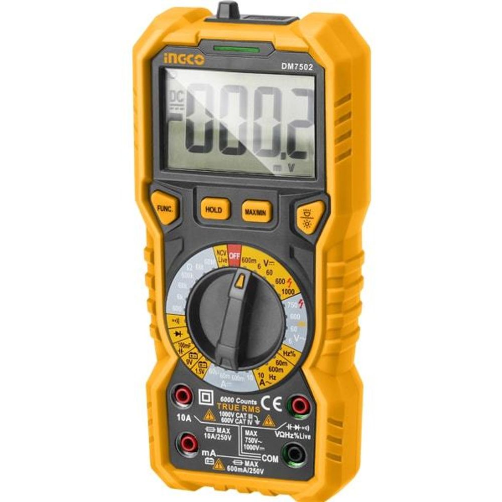 Мультиметр цифровой INGCO DM7502