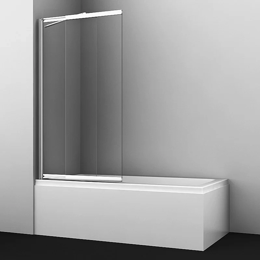 Шторка для ванны WasserKraft Main 41S02-100 WasserSchutz Fixed
