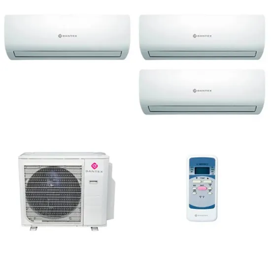 Мультисплит система на 3 комнаты Dantex RK-M07C3N x 3 / RK-3M21HM3E-W