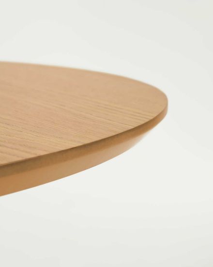 Oqui Раздвижной стол из шпона дуба и массива дерева 90 (170) x 90 см La Forma Испания 