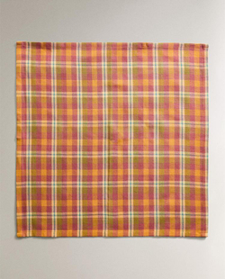 ZARA HOME САЛФЕТКА В КЛЕТКУ (УПАКОВКА ИЗ 2 ШТУК), ОРАНЖЕВЫЙ