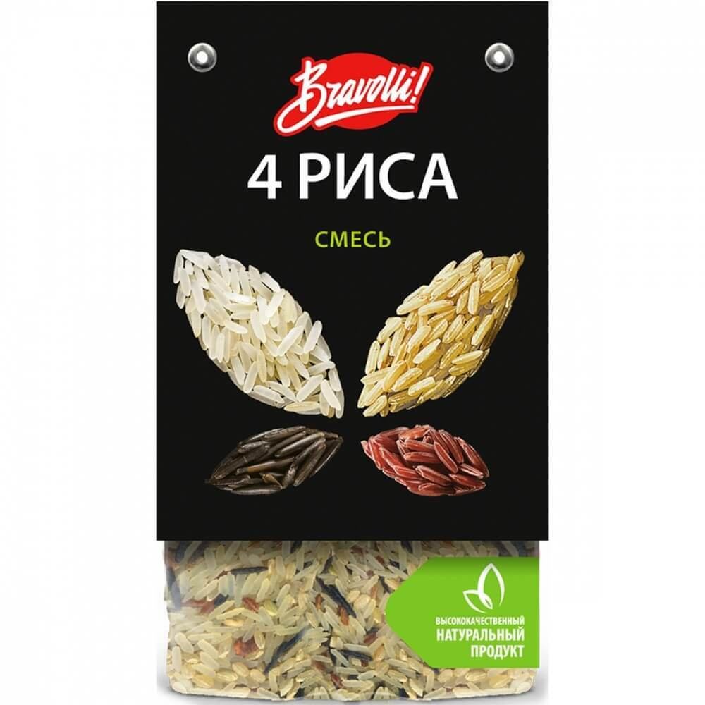 Крупа смесь 4 риса Bravalli 350 гр
