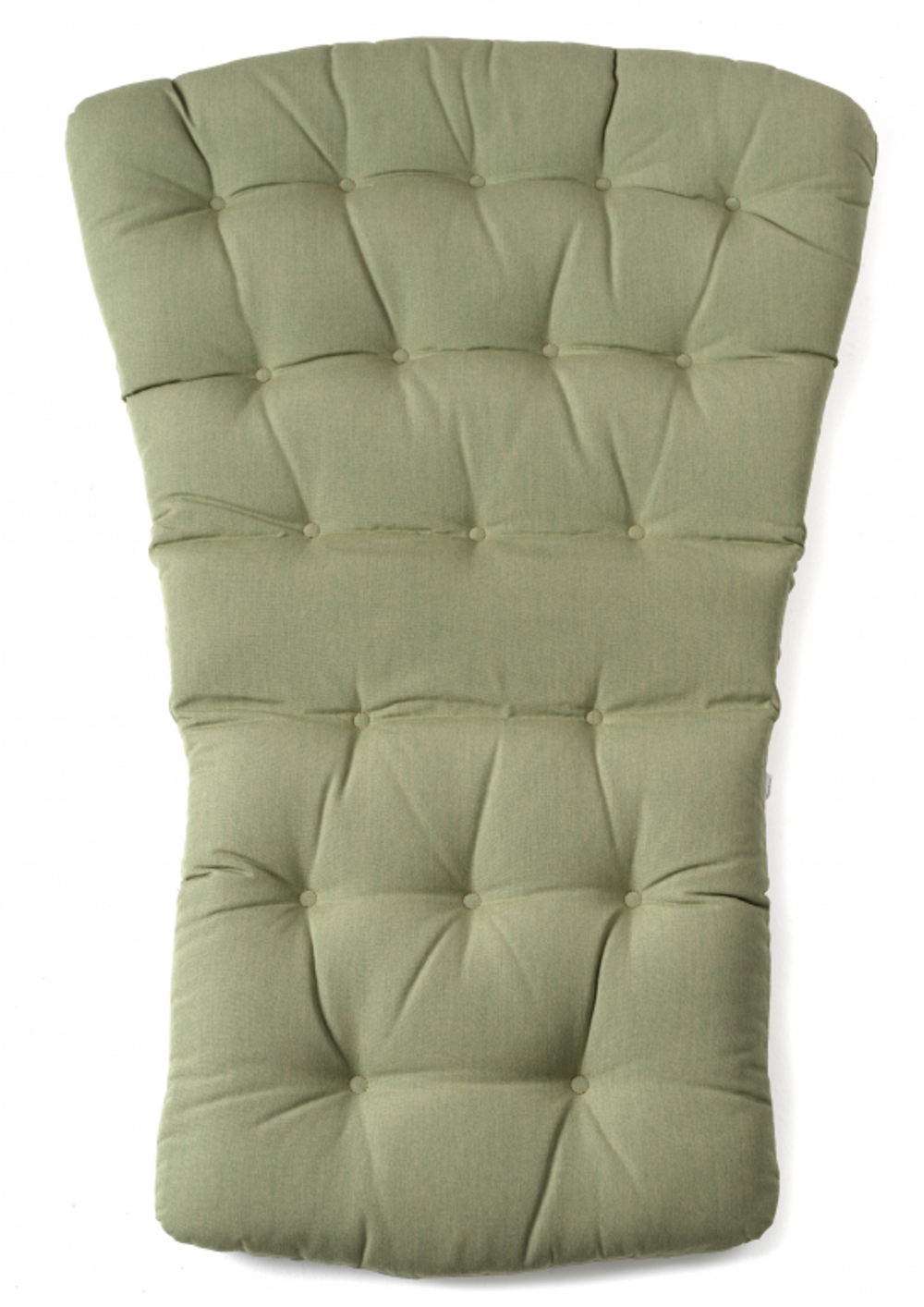 Лаунж-кресло пластиковое с подушкой Nardi Folio, белый, зеленый