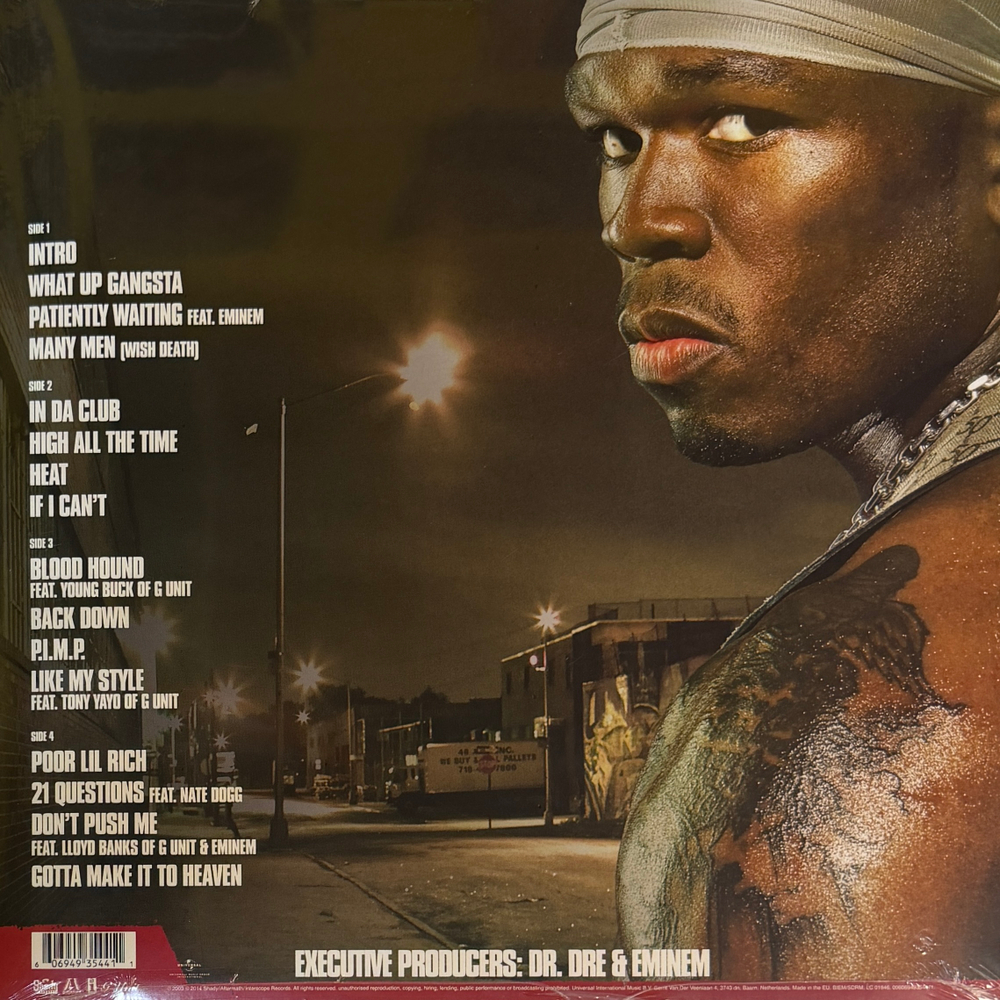 50 Cent – Get Rich Or Die Tryin 2LP (Европа 2023г.)