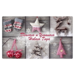 Доска разделочная 29*17см «Christmas» МТ2-135