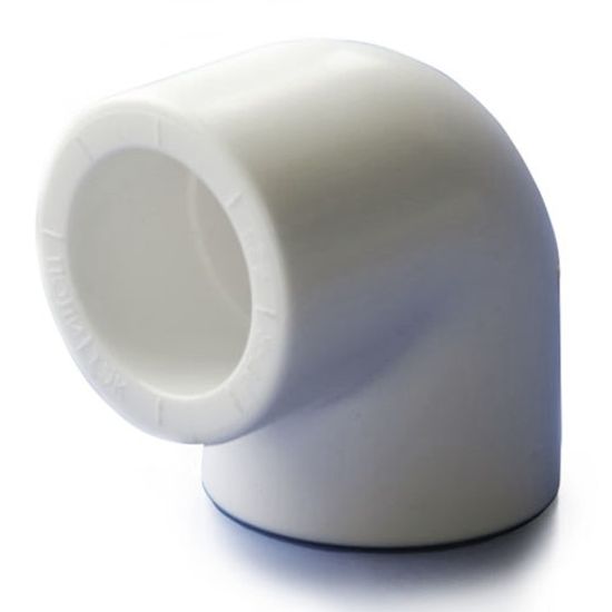 Угольник Политэк 32 мм 90° равнопроходной полипропиленовый