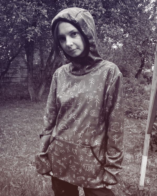 Худи Лесная серый - фото 3