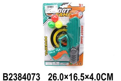 Пистолет с шарами, блистер 382-2