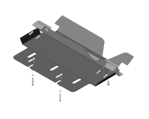 Защита картера двигателя, КПП (3 мм, сталь) для Land Rover Defender 110 2007-2016 Motodor.13224