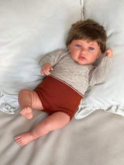 Кукла Реборн Marina and Pau 45cм Luka мягконабивная (M3036)