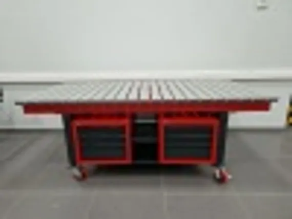 Сборочно-сварочный стол c выдвижными ящиками, СЛОТ-СТОЛ