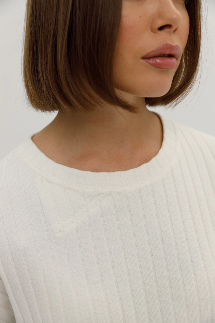 СВИТШОТ РИАНО МОЛОЧНЫЙ