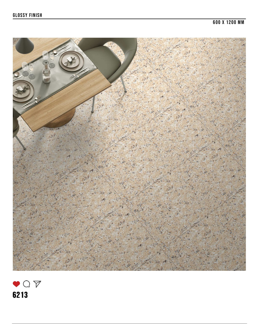 Керамогранит glossy №3 60х120, 6213