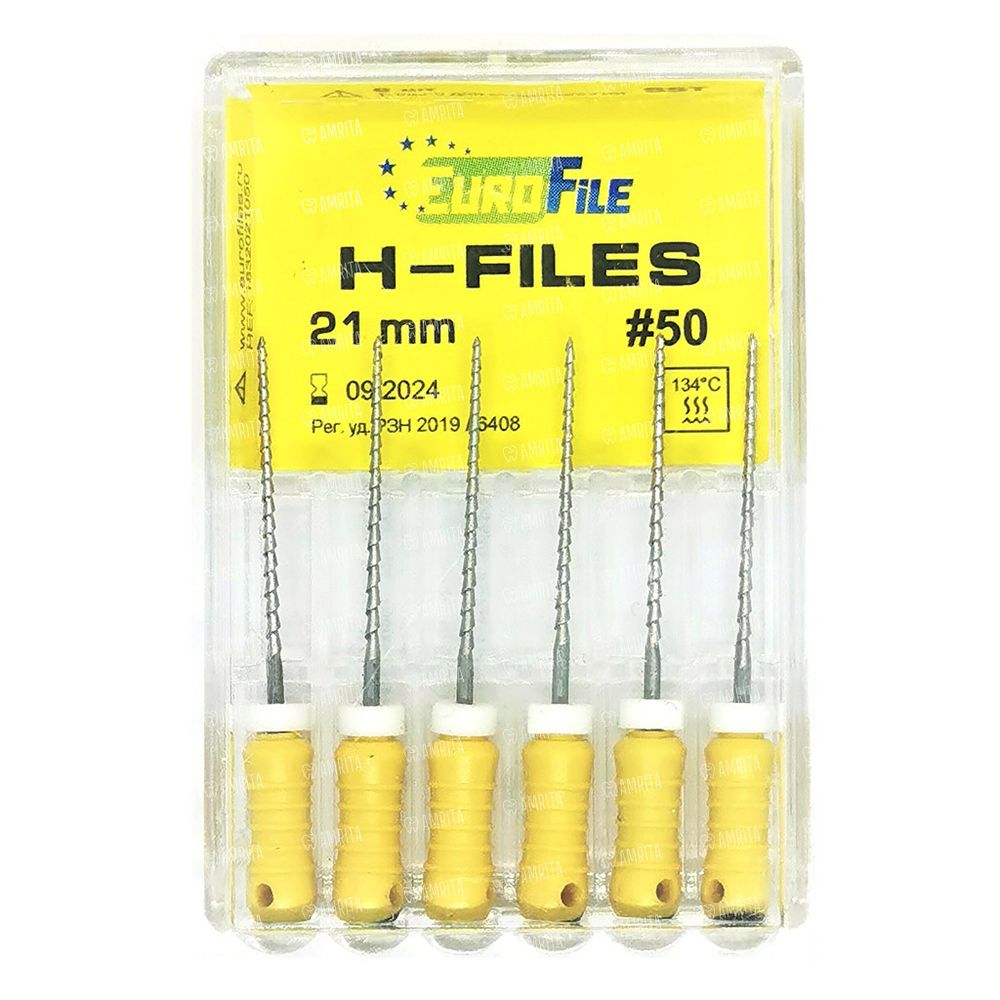 H-Files №50 (21мм), 6шт MANI