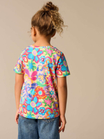 Футболка для девочки Next E44-328, Розовый, Сиреневый, Бежевый