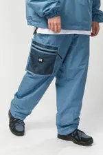 Штаны Codered Square Pants Wide Мужские голубые темные