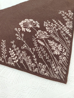 Косынка К502-08/13 бежевый/коричневый