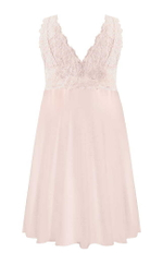 Сорочка Carla из эластичного вискозного полотна (Размер: XXXL) (Цвет: пудровый)