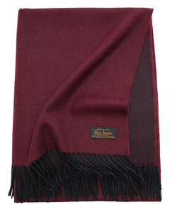 Плед 130х180 Glen Saxon Vave Black Wine