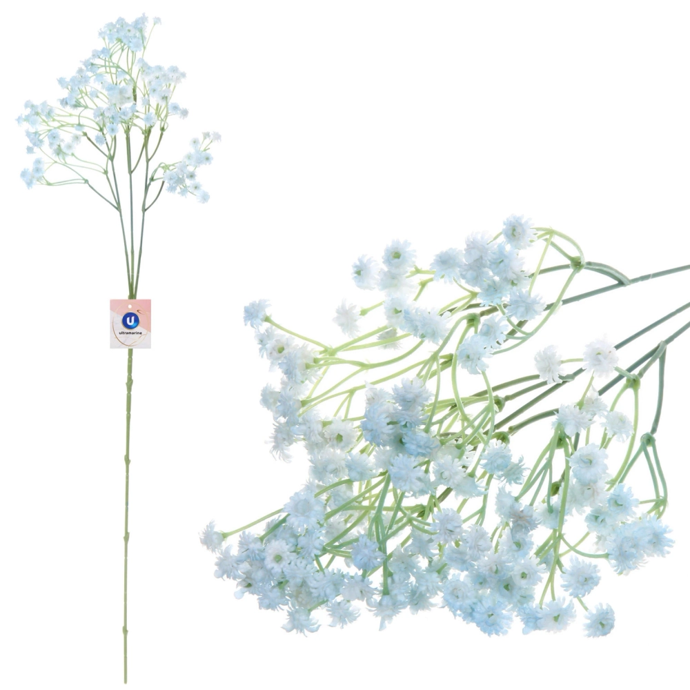Искусственные цветы «Гипсофила» 66см цвет голубой