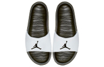 Air Jordan Break black and white slippers