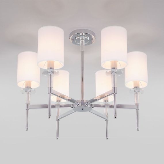 Подвесная люстра Eurosvet Brielle 60132/6 хром