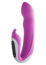 Розовый Hi-tech вибратор NEO Pink - 16 см.