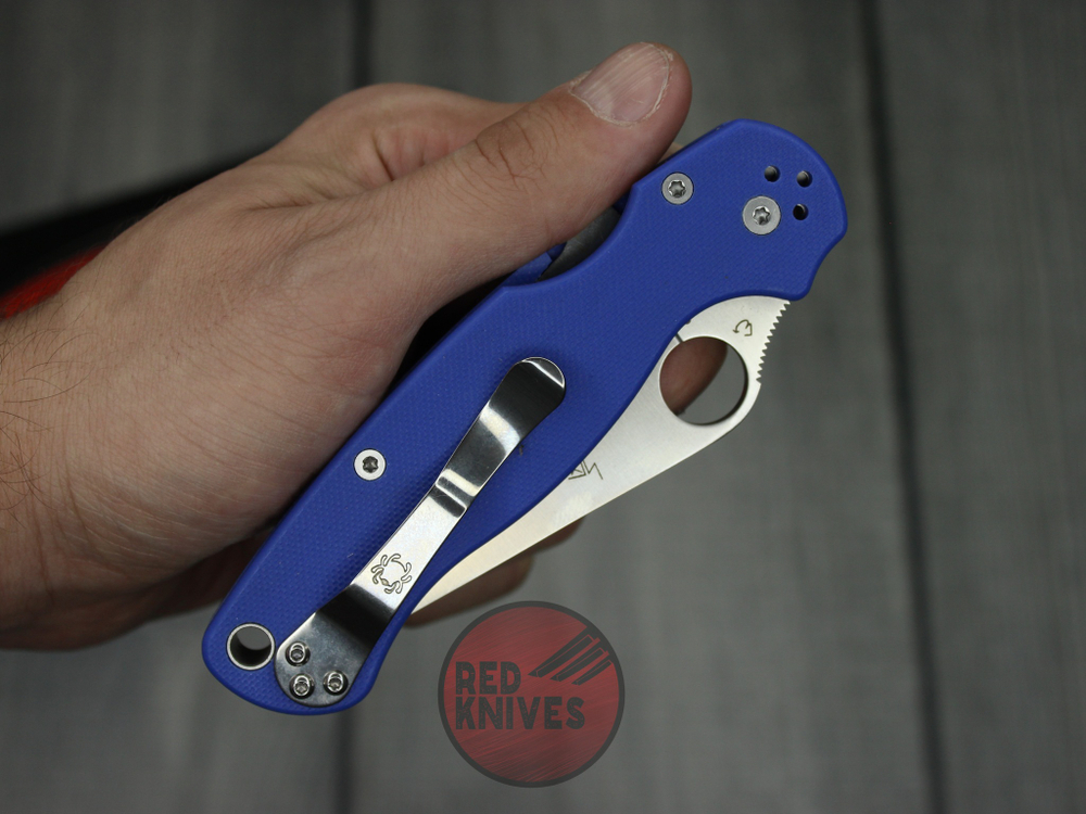 Нож Spyderco Paramilitary 2 Blue C81GBL