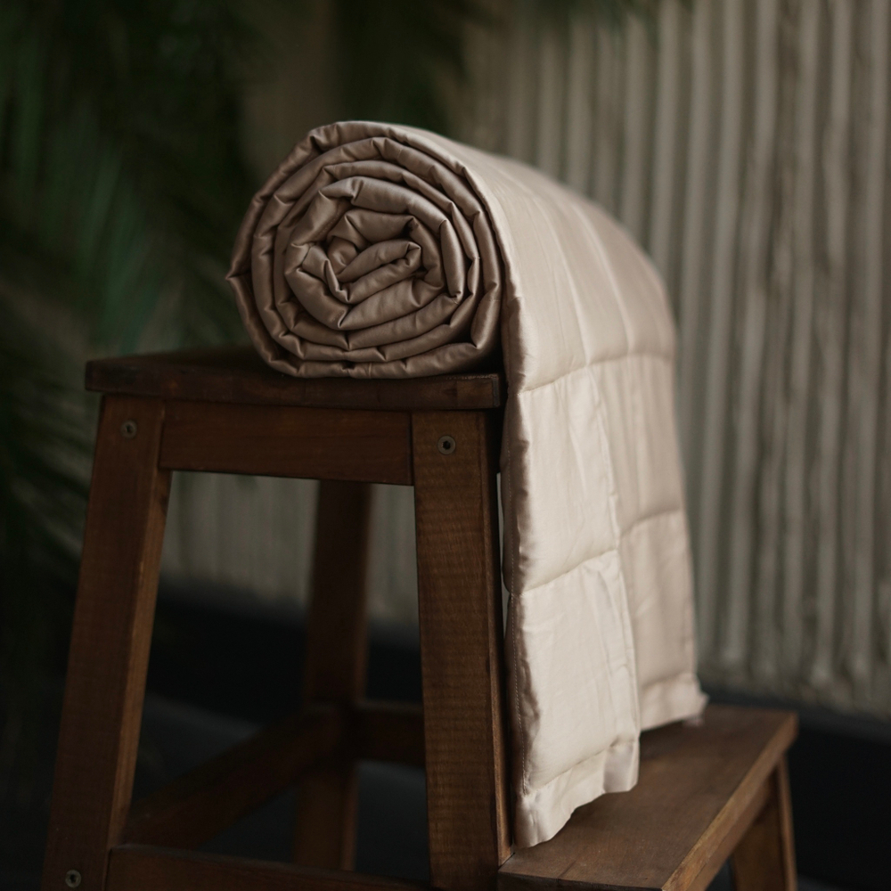 Утяжеленное одеяло "Актив" Бежевый