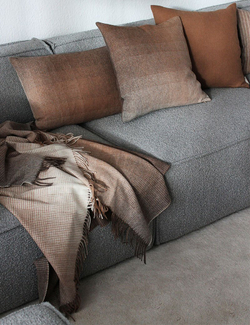 Плед 130х200 Elvang Horizon camel