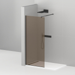 Душевая перегородка Cezares LIBERTA-L-1-110-BR-NERO