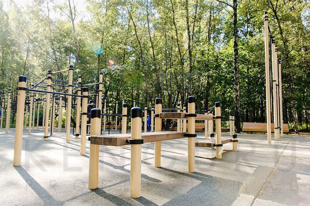 Трехуровневая скамейка