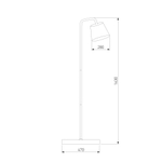 Торшер в стиле лофт 01135/1 белый