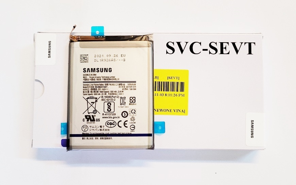Samsung Galaxy M12 (SM-M127F) / M21 (SM-M215F) / M30s (SM-M307F) / M31 (SM-M315F) - Аккумулятор (батарея) (EB-BM207ABY) ORIG-SP)