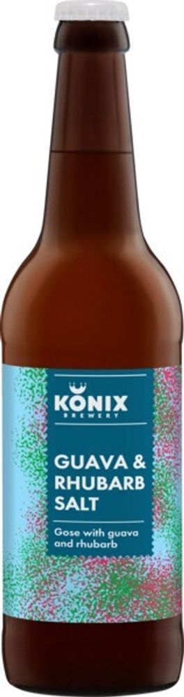 Пиво Коникс Гуава Рубарб Салт / Konix Guava Rhubarb Salt 0.5л - 6шт