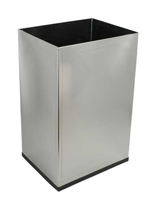 Контейнер для мусора без крышки 40 л. нерж. сталь NOFER 14075.40.SC.B глянцевый