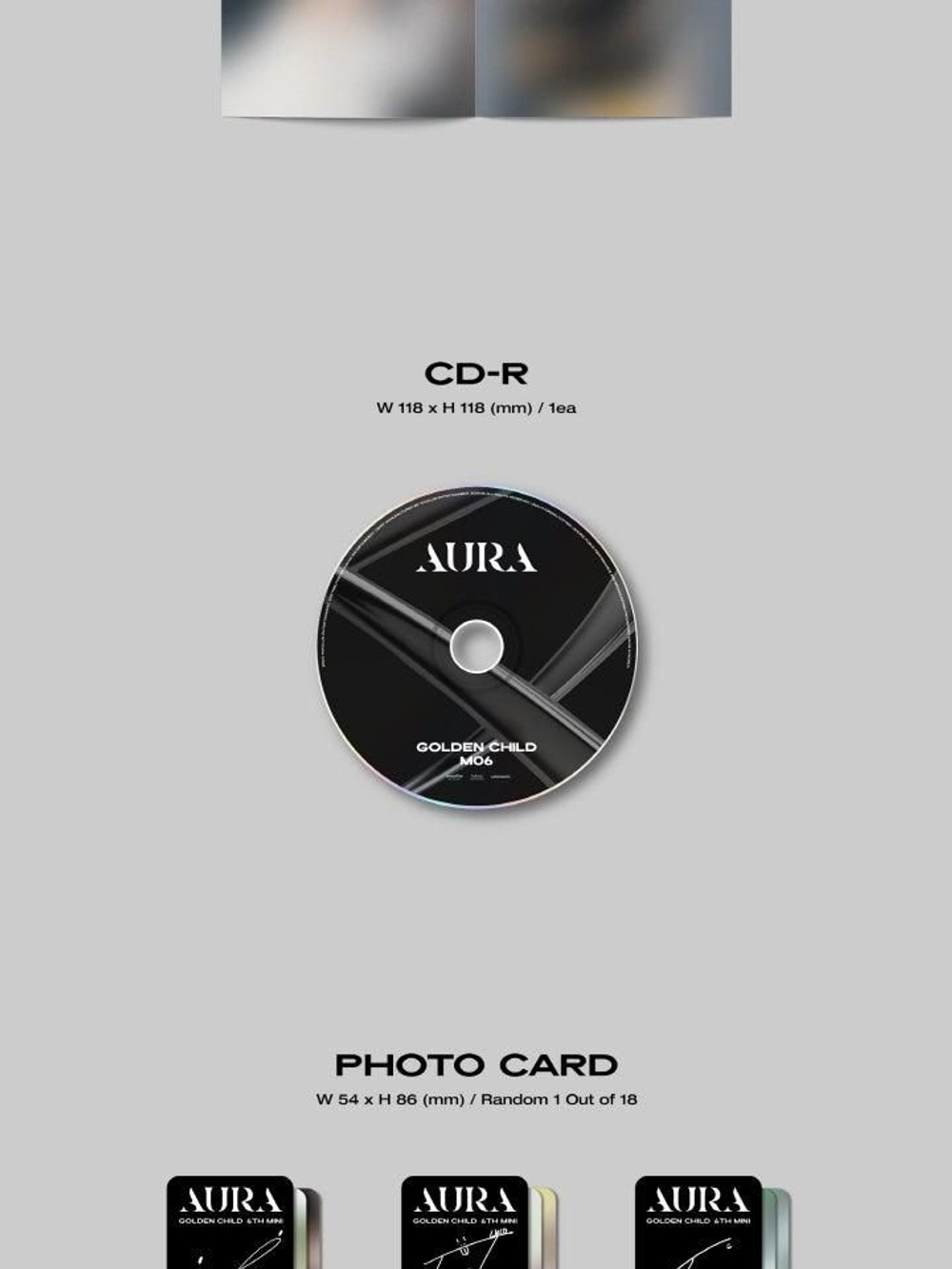 Альбом Golden Child - AURA 6th Mini Album COMPACT Version