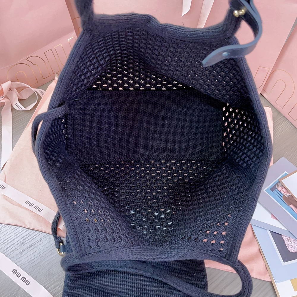 Miu Miu IVY Mesh Cotton Bag