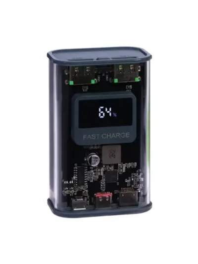 Внешний портативный аккумулятор CRR-28, 10000 мАч, 2USB, 3 А