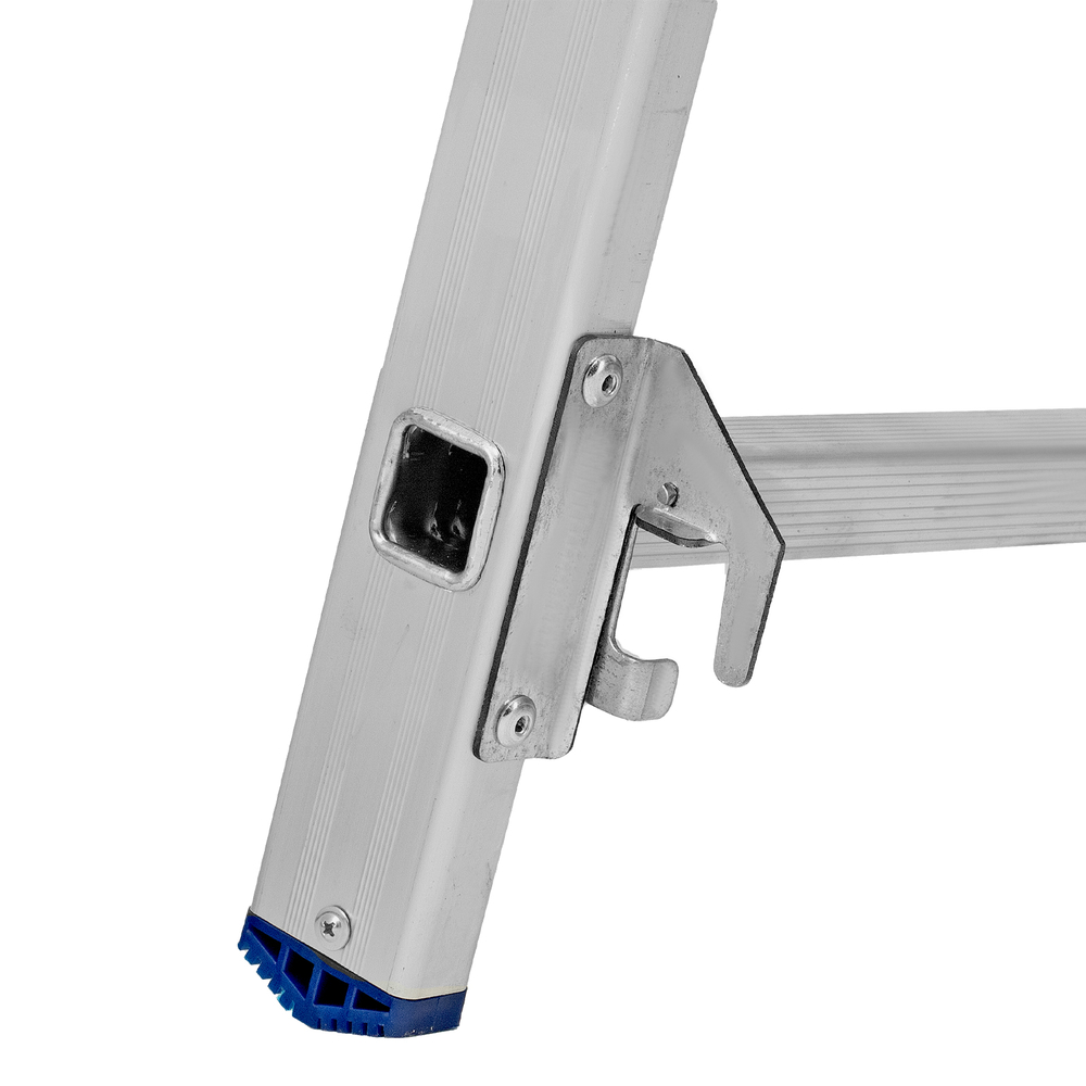 Лестница Сибртех двухсекционная 9 ступеней, алюминиевая