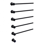 Полотенцесушитель электрический ABBER Charme AH4005MB черный матовый